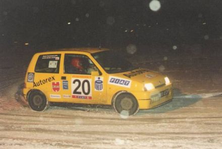 Jacek Sikora i Marek Kaczmarek - Fiat Cinquecento Sporting.